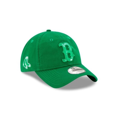 Boston Red Sox Gorra | New Era MLB St Patricks Day 9twenty Adjustable Cap Mexico - Verdes